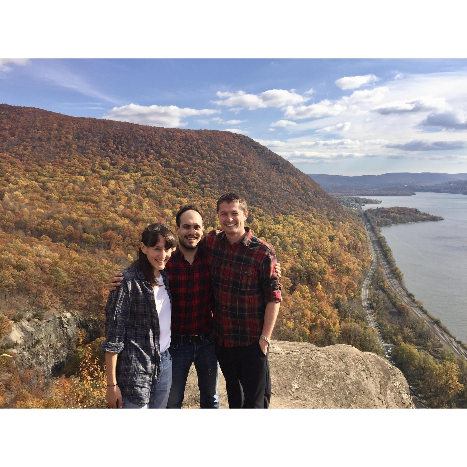Took Lauren (and John!) on a hike called "Breakneck Ridge" without realizing it would be a little treacherous.