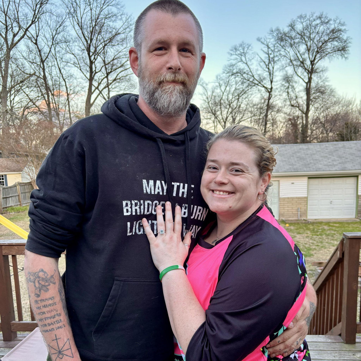 Right after we agreed to spend the rest of our lives together <3