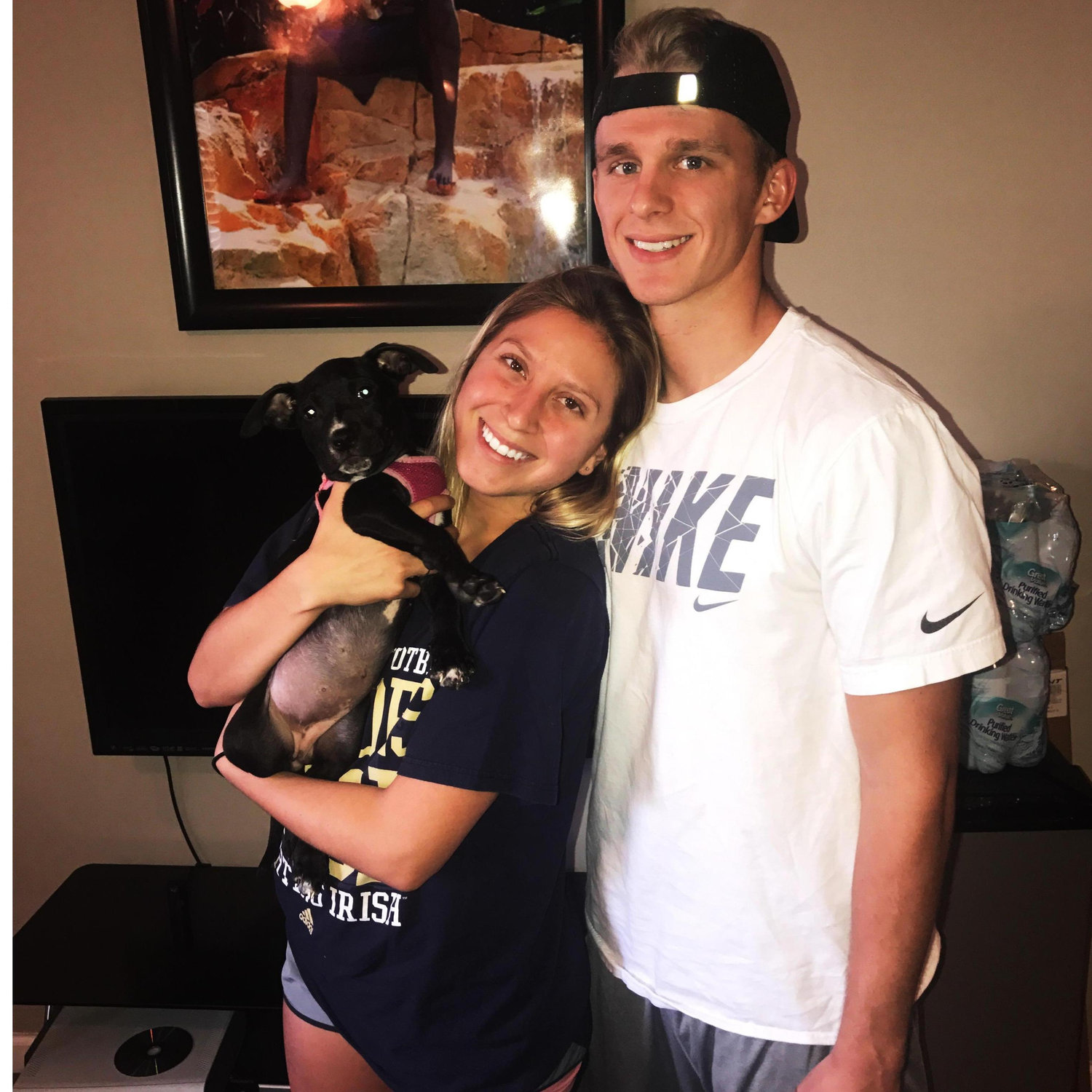 The day we said goodbye to our first foster pup as she was going to her forever home!