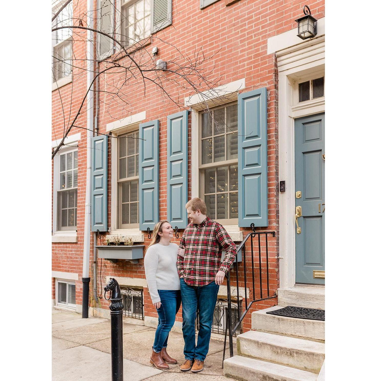 Engagement Photos - Addison St, Philadelphia - February 2021