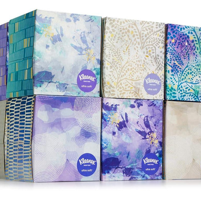 Kleenex Ultra Facial Tissue, 85 Count (Pack of 12)