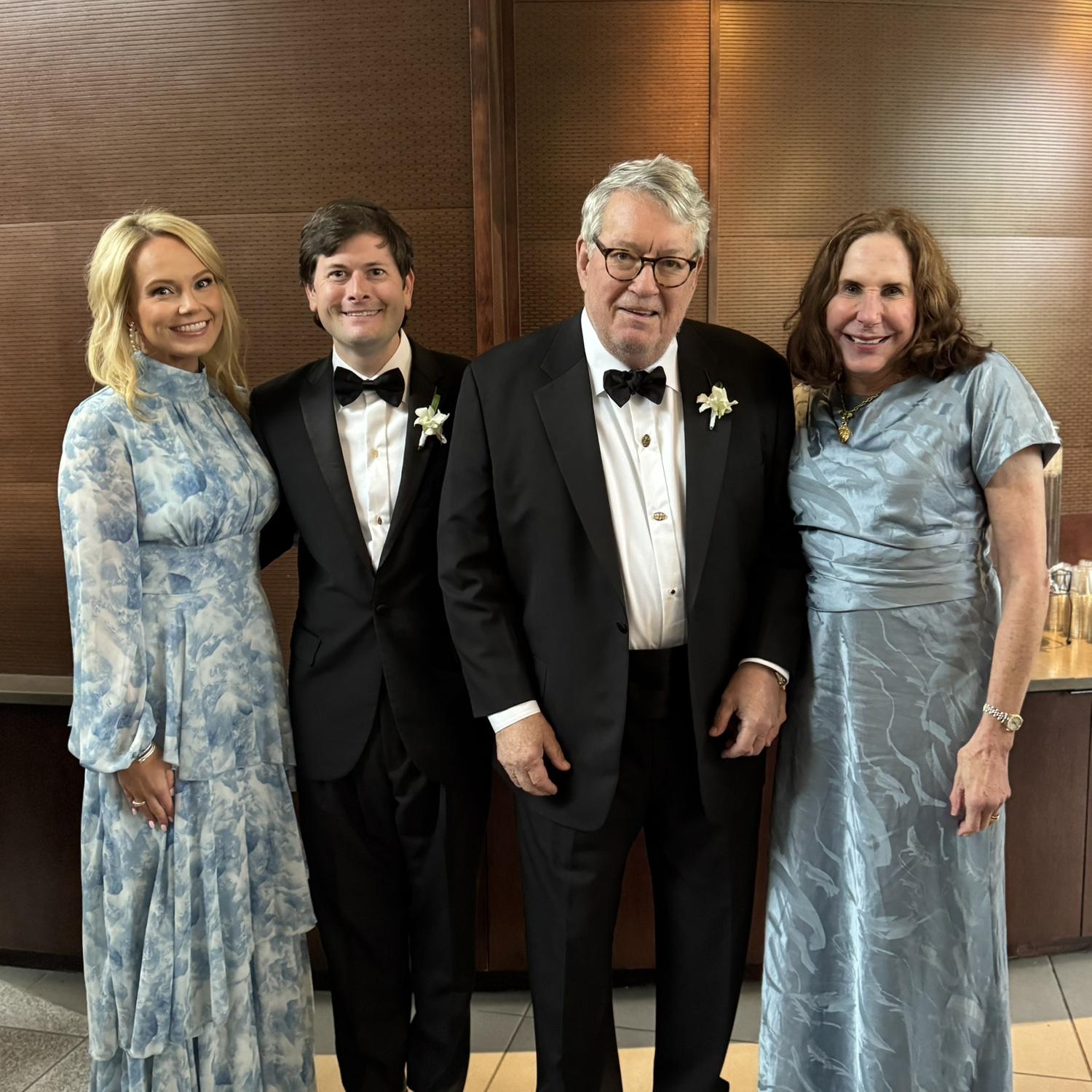 June 2025: With Trowbridge "Trow" & Elizabeth, John's parents. In September 2025, Trow passed away after fearlessly battling Alzheimer's. They were both with John when he bought the ring in March!