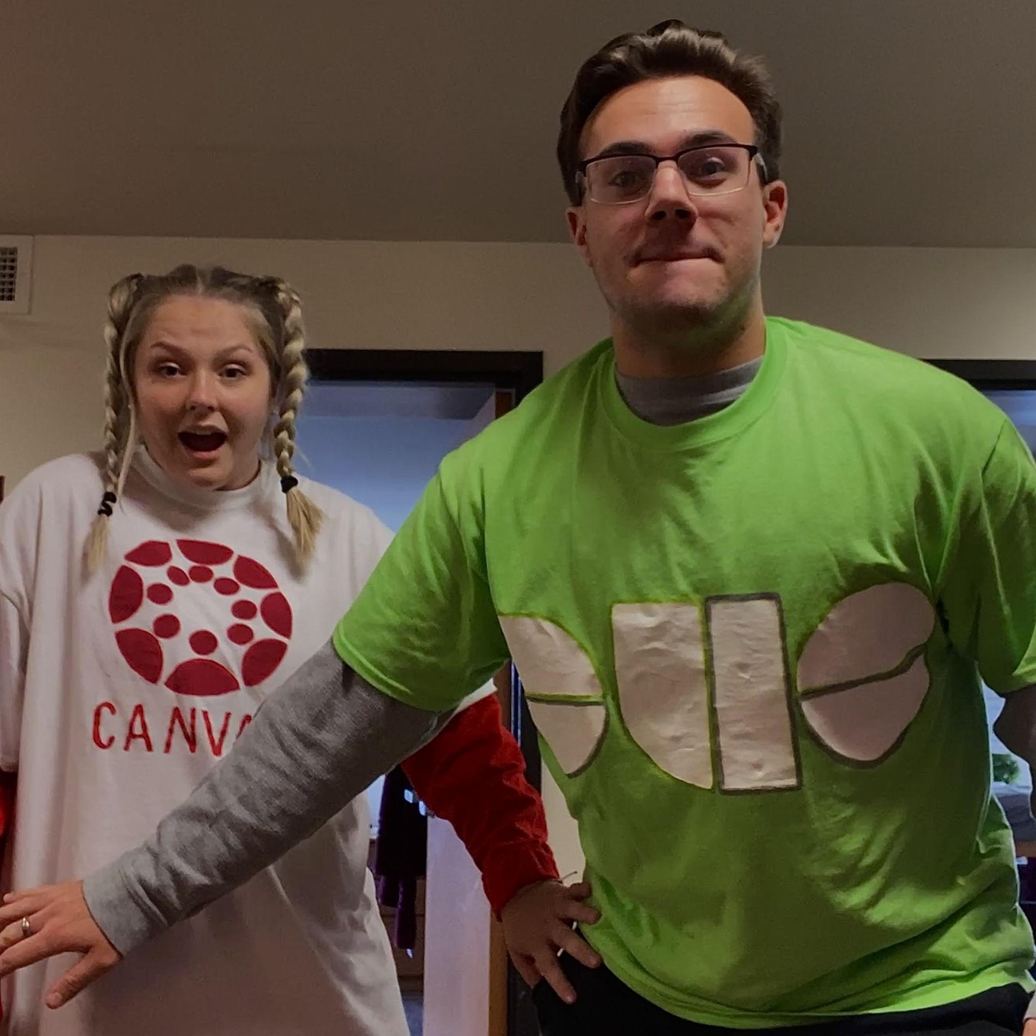 10/31/2020- Halloween when we dressed up as different school apps we used!