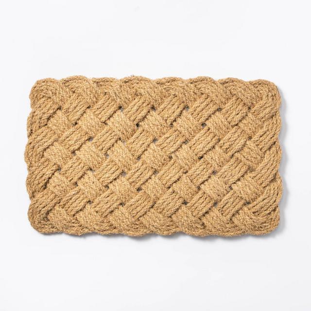 Lovers Knot Door Mat Natural - Threshold™ designed with Studio McGee