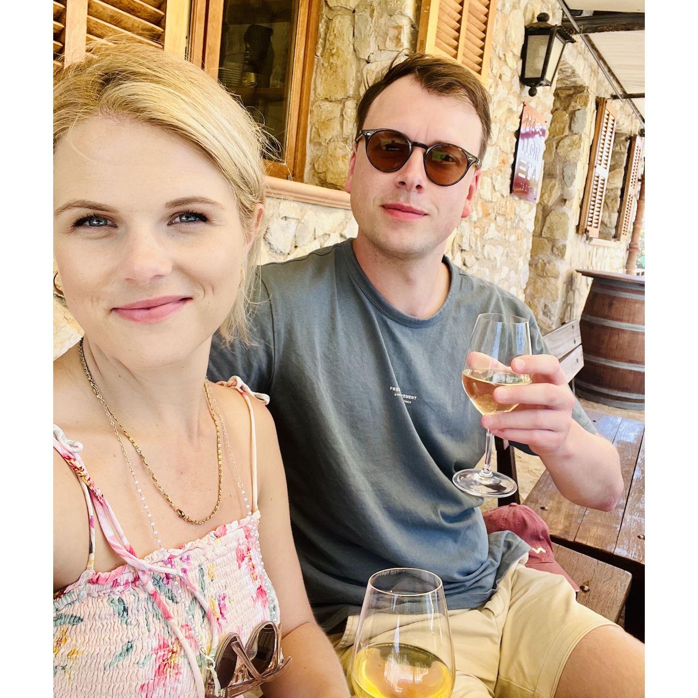 Wine tasting in Mallorca.