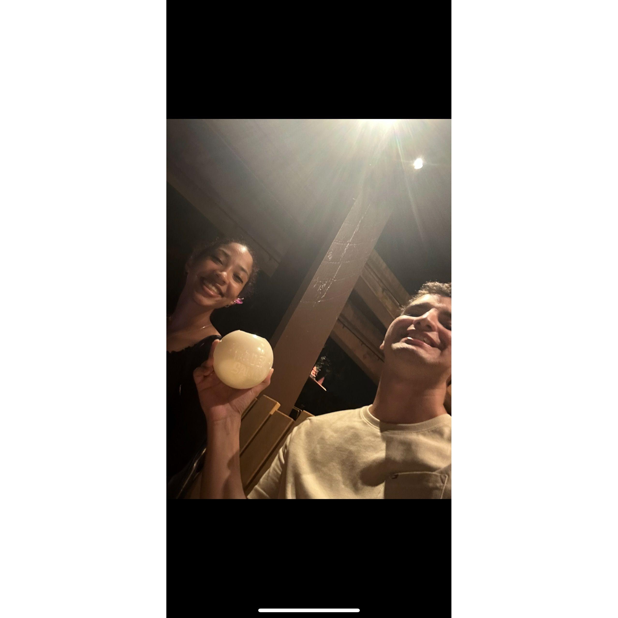 Selfie We Took At Disney Springs When Eddie Started Crushing :)