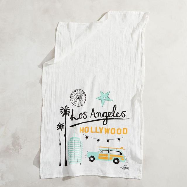 Claudia Person City Tea Towel, Los Angeles