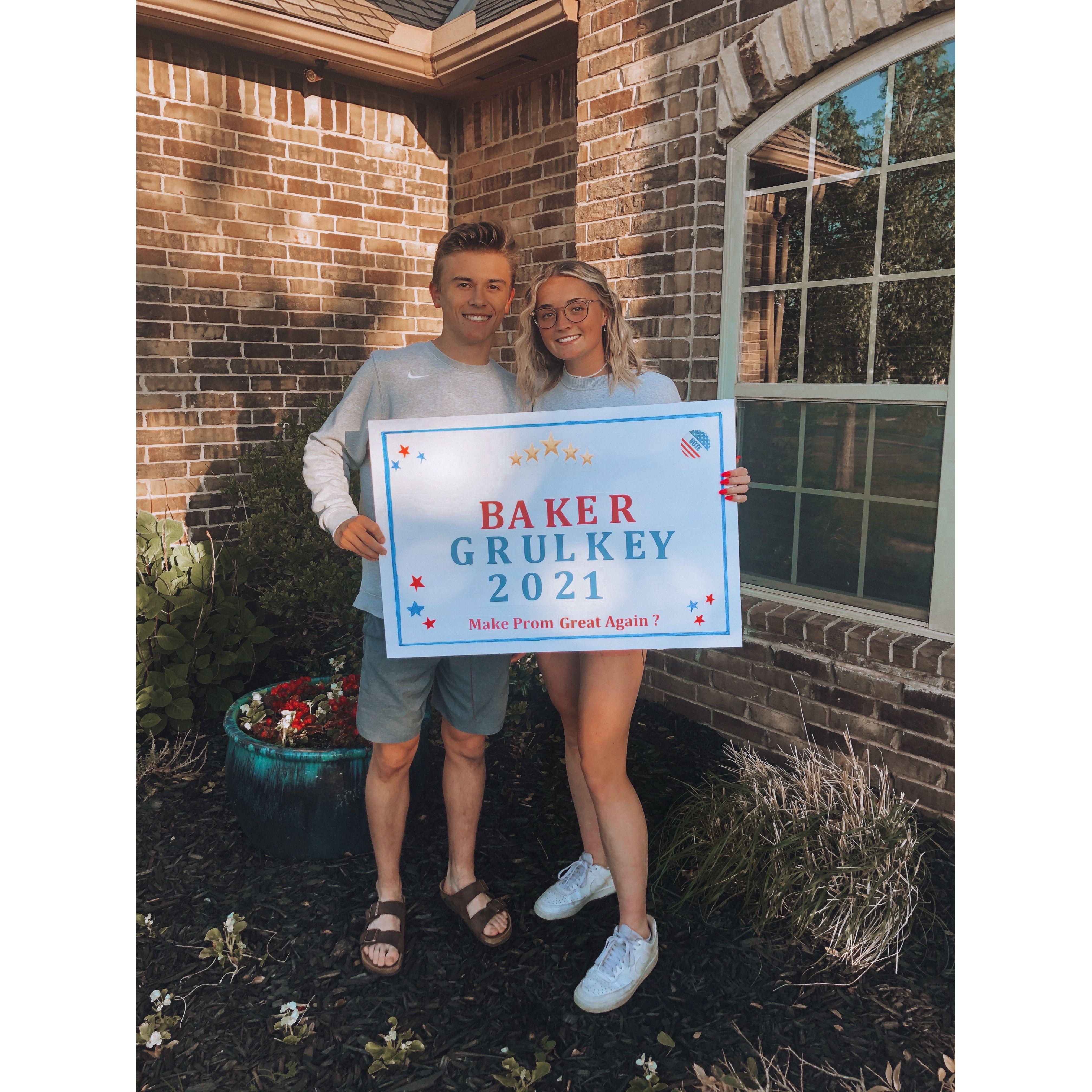 Senior year promposal