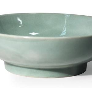 Ceramic Fruit Bowl for Kitchen Counter,Coffee Table, Dining Room,Table Centerpiece Bowel,Entryway Key Holder & Jewelry Organizer (Jade green)