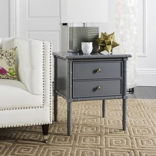 Mina Modern Coastal Bamboo Nightstand