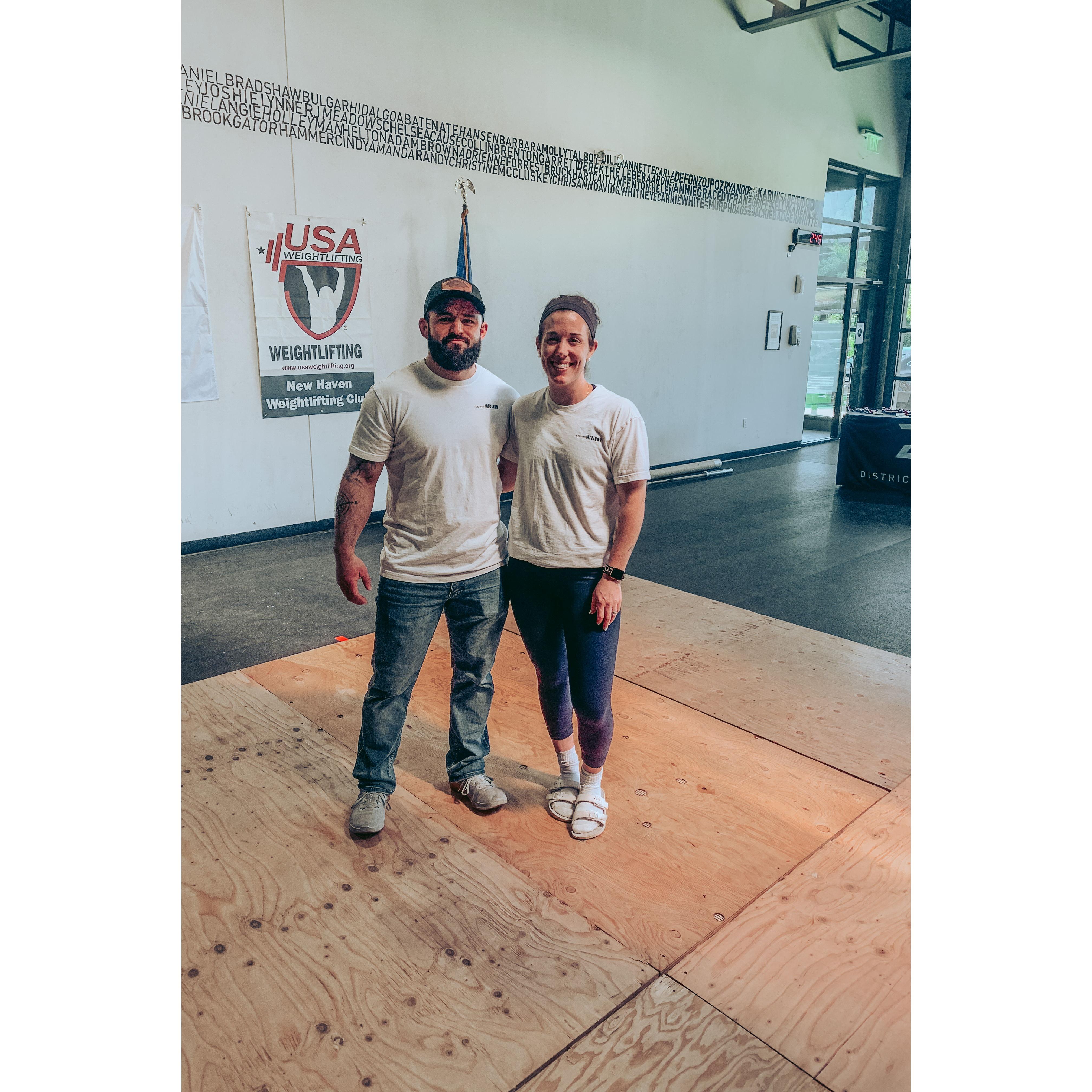 My first Weightlifting competition
