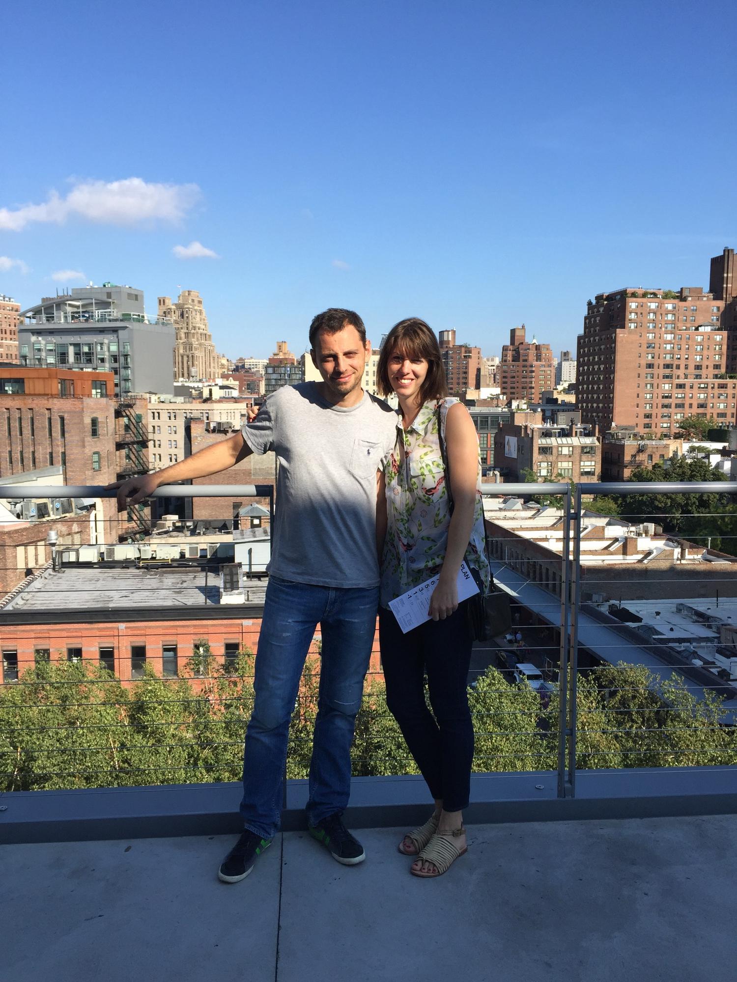 One of Clem's first trips visit Elizabeth in NYC when they were dating long distance between Brooklyn and Barcelona. September 2015.