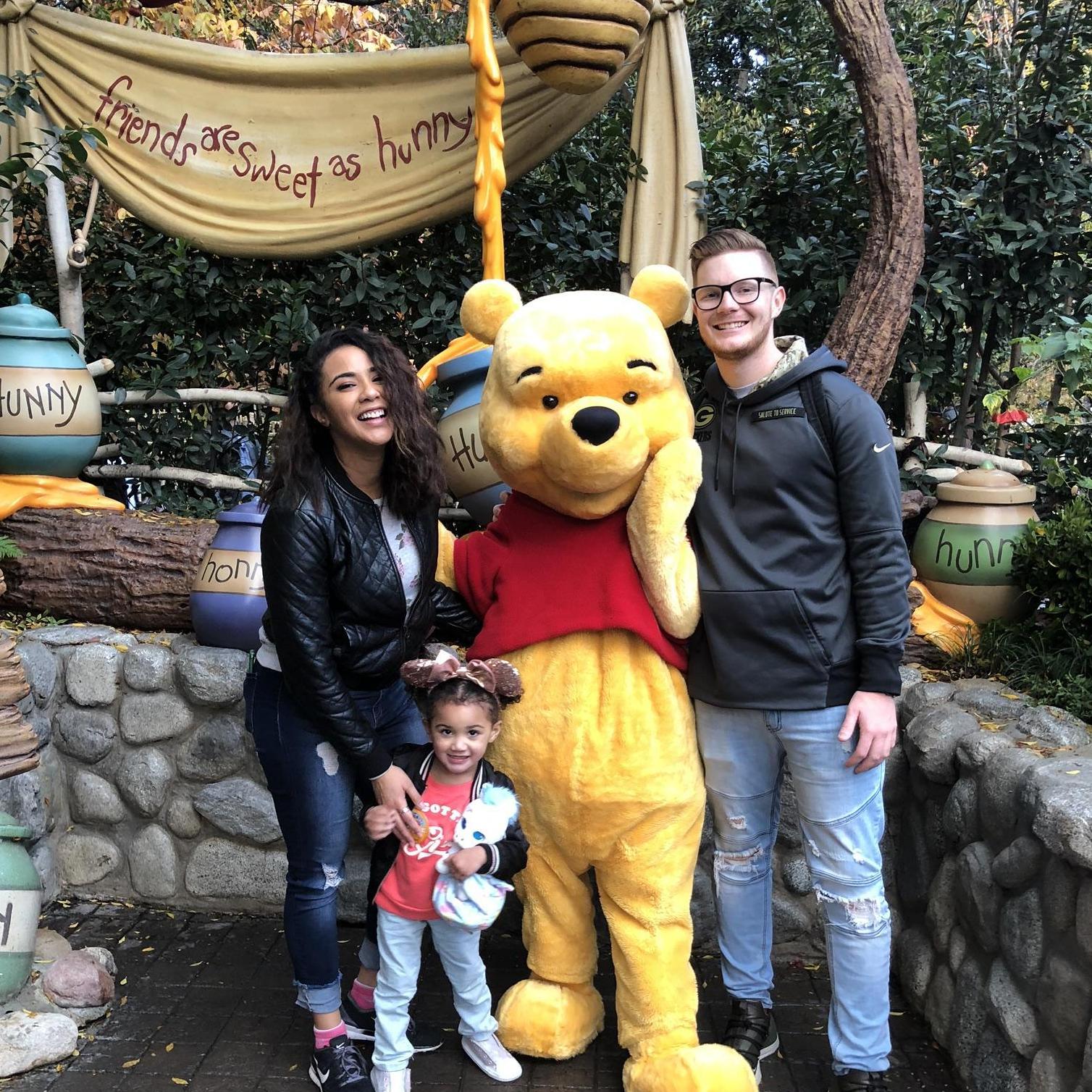 Celebrating Nessy's birthday as a family for the first time.