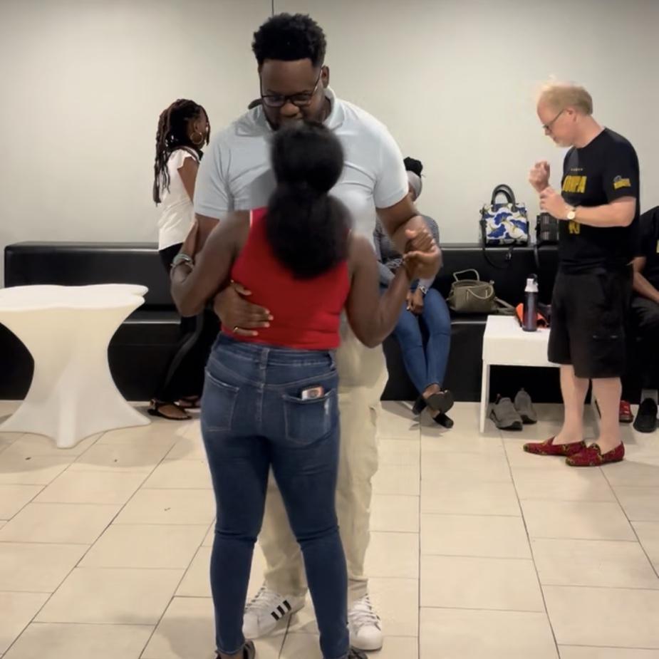 Our first Konpa lesson!