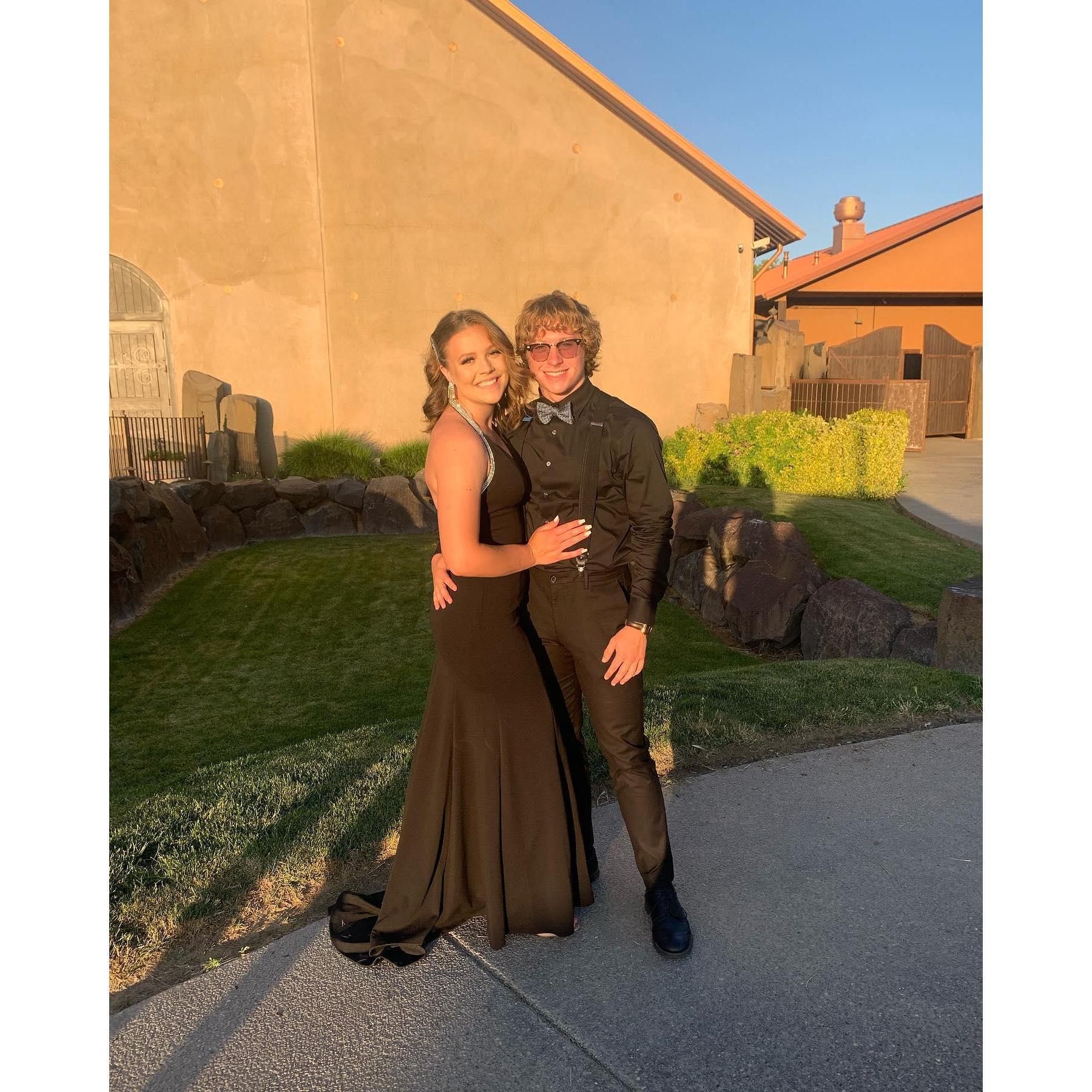 Our first school dance