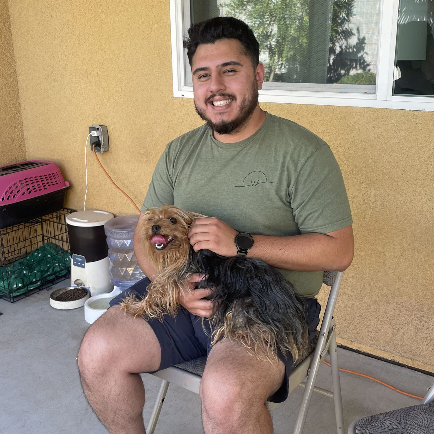 This is Coco, my sister's dog, when Jesus and I get a house we will be dognapping her.