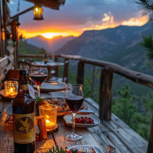 Dinner For Two on our Honeymoon