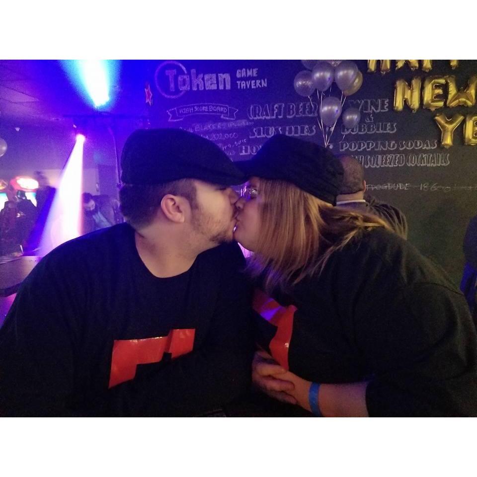 First New Year's Kiss at the Token Game Tavern New Year's Eve Cosplay Bash... 2017-2018.