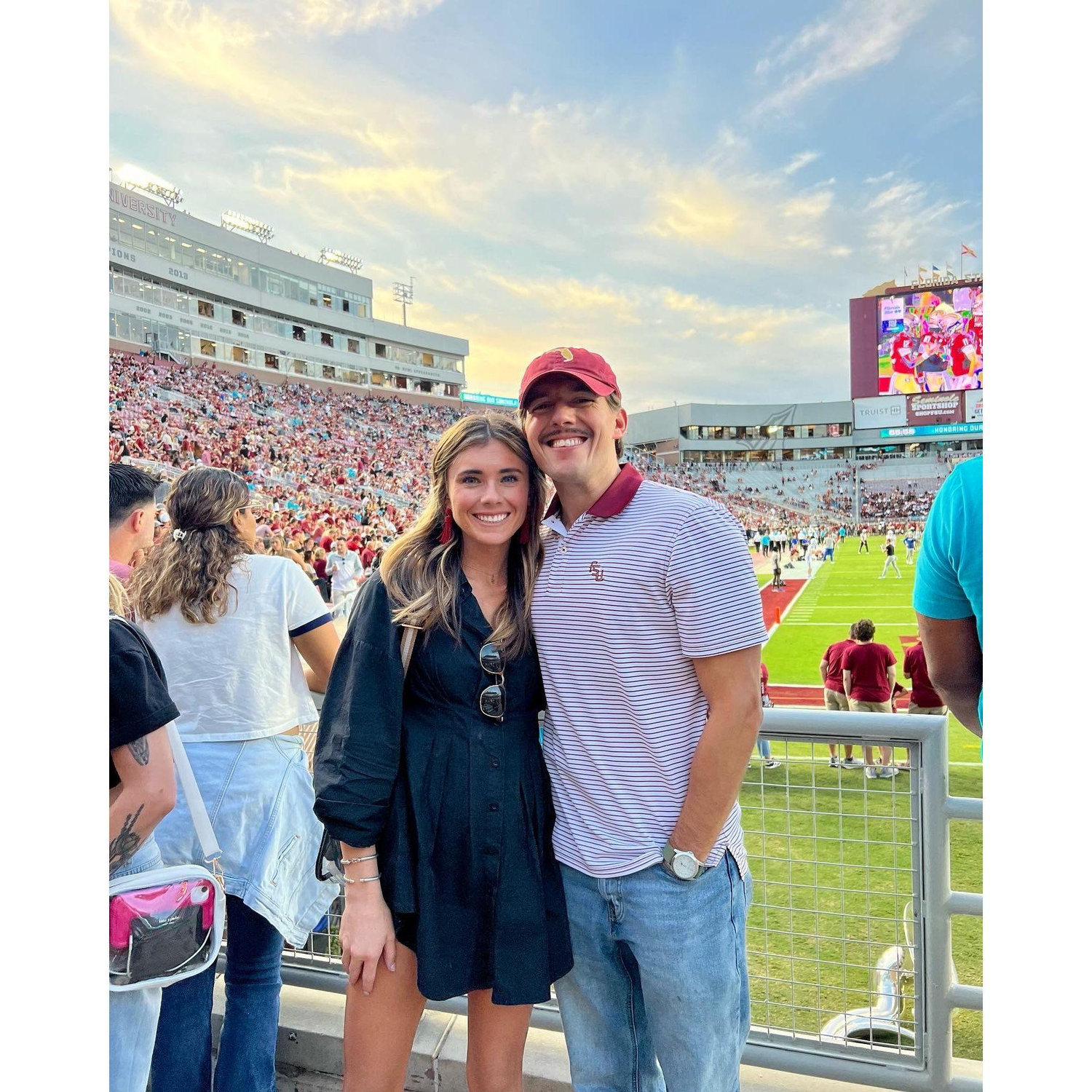 Our first Florida State game as a couple!