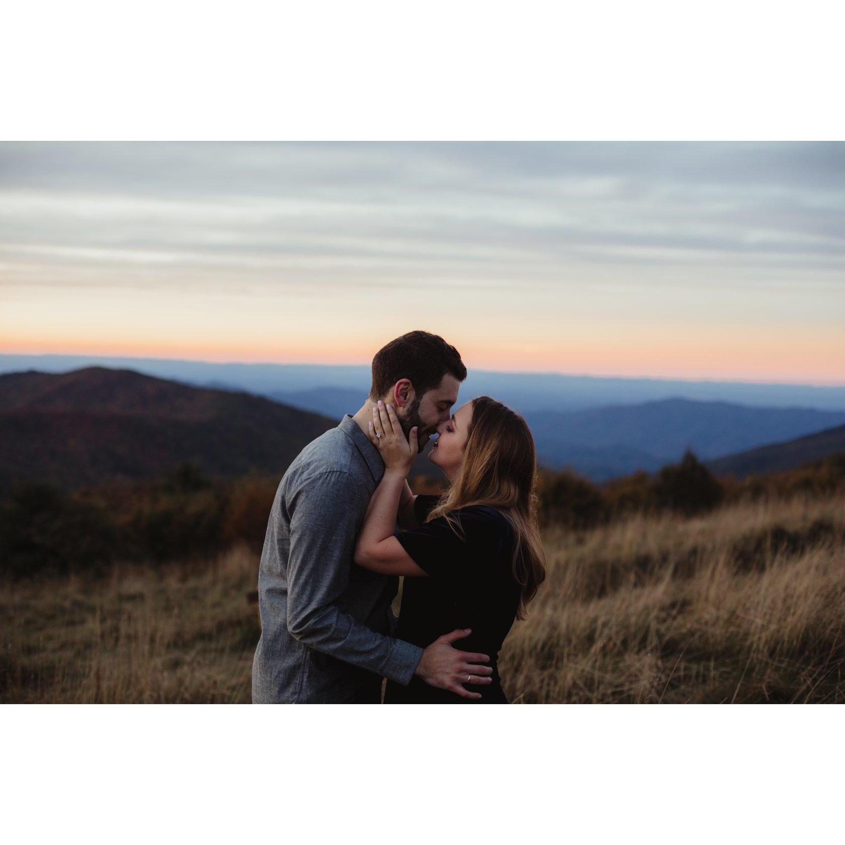 Max Patch engagement photos - Joy Wildflower Photography