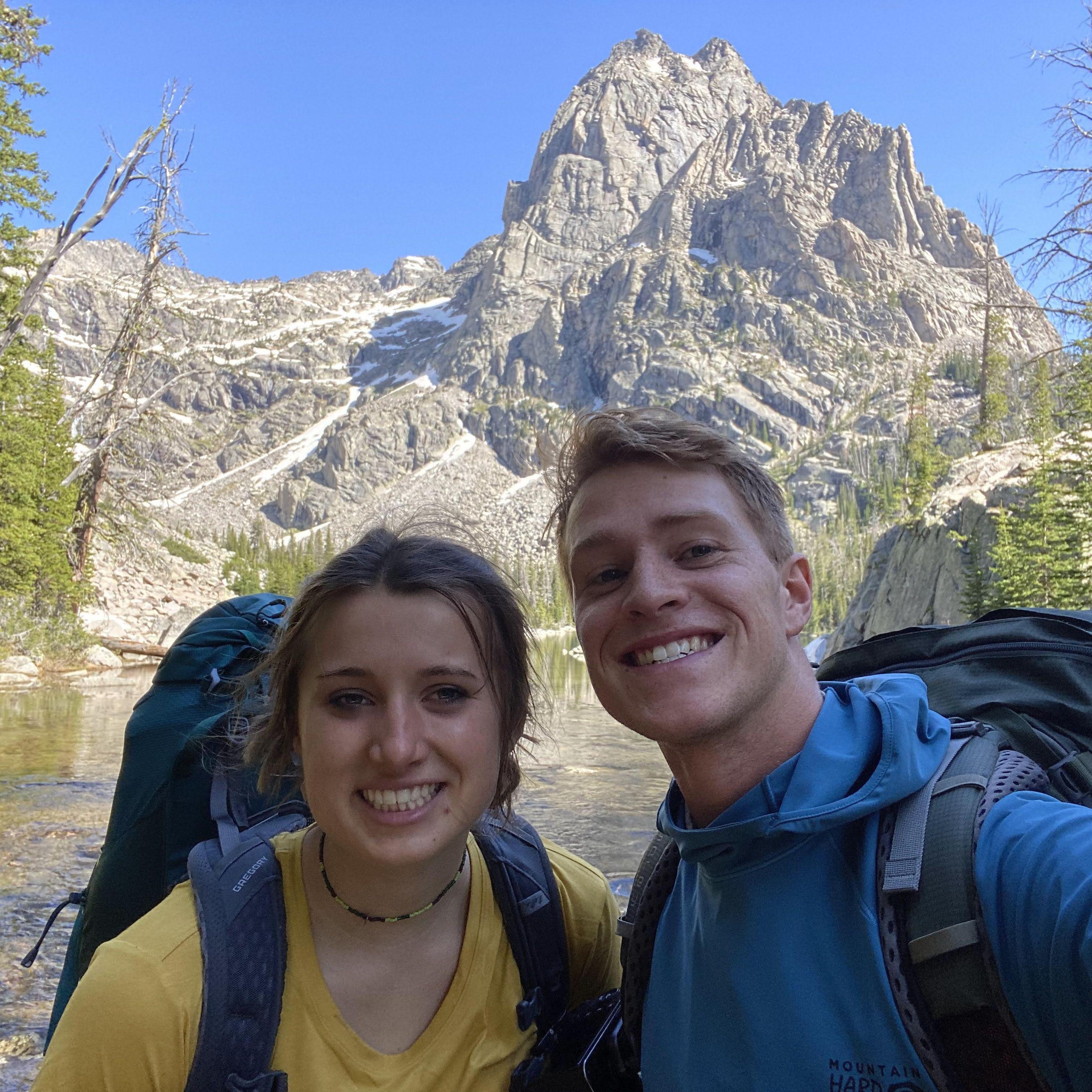 Our first (of many!) backpacking trip together June 2022