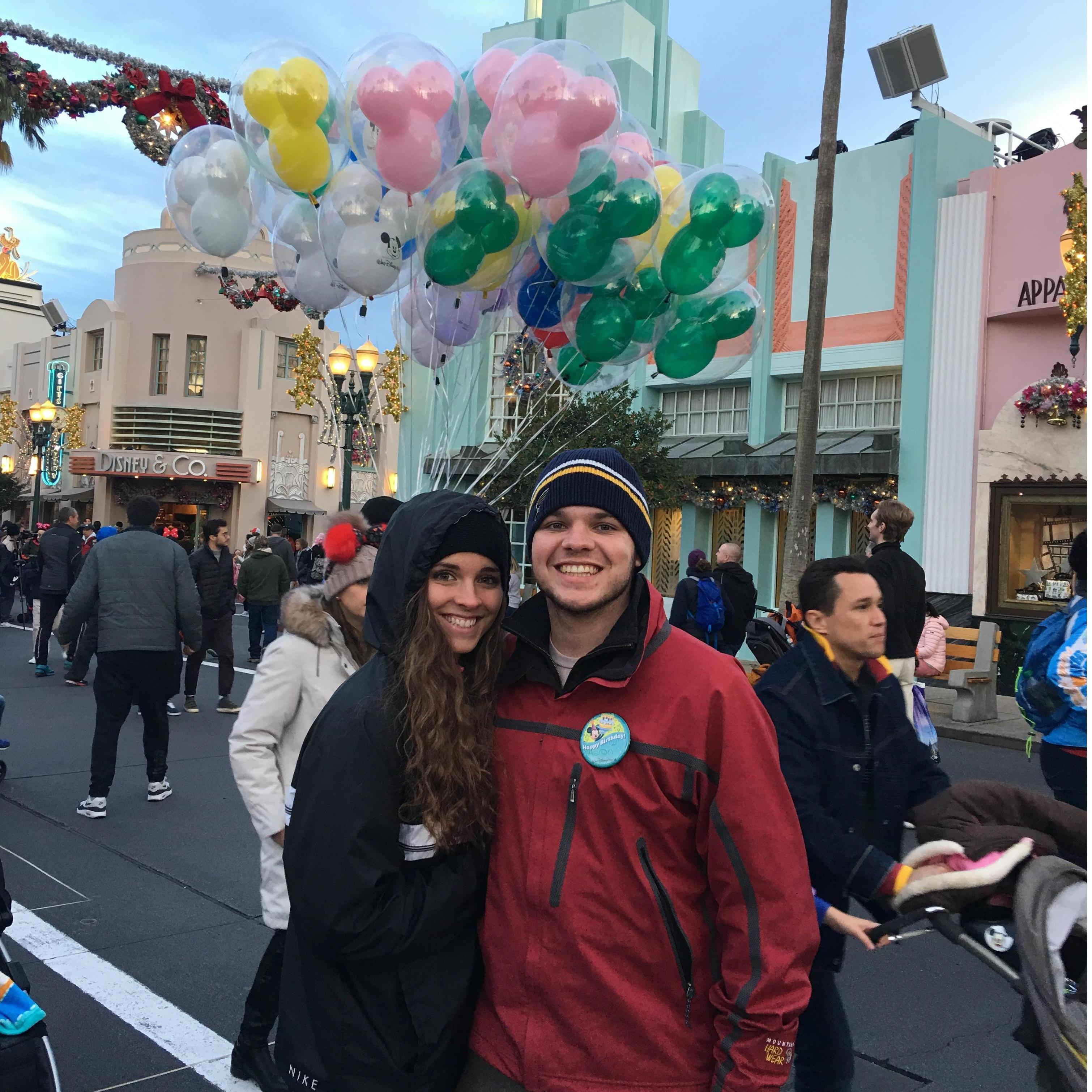 Celebrating Aaron's 21st in Disney!