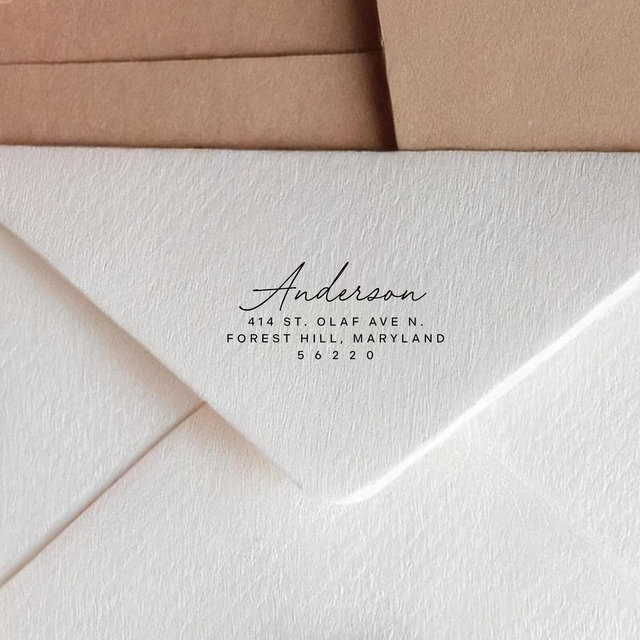 Custom Return Address Stamp - Personalized Address Stamp - Self Inking Address Stamp - Housewarming Gift