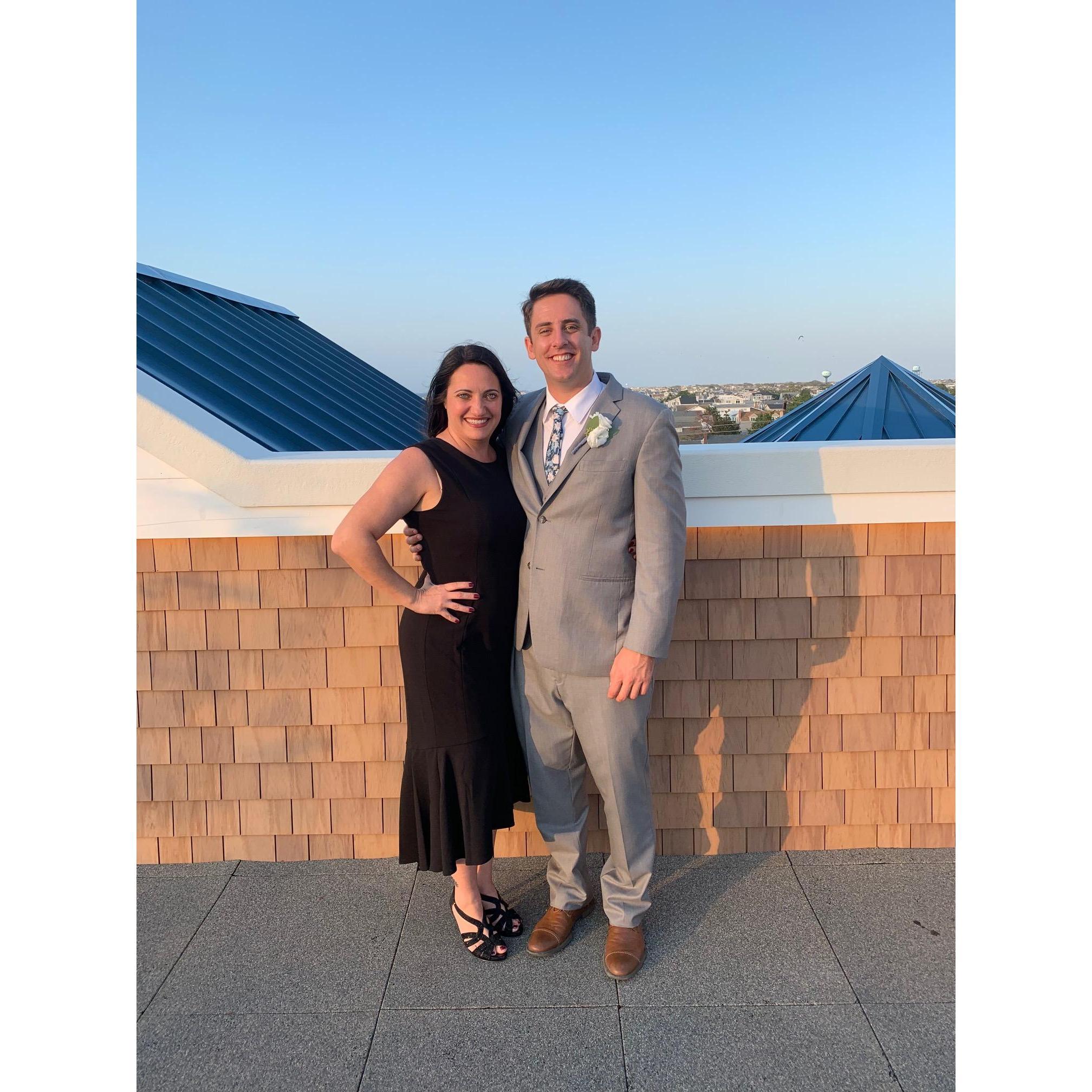 We have gone to two weddings of Todd's very close friends. This was one of them. It's nice to get all dressed up once in a while!