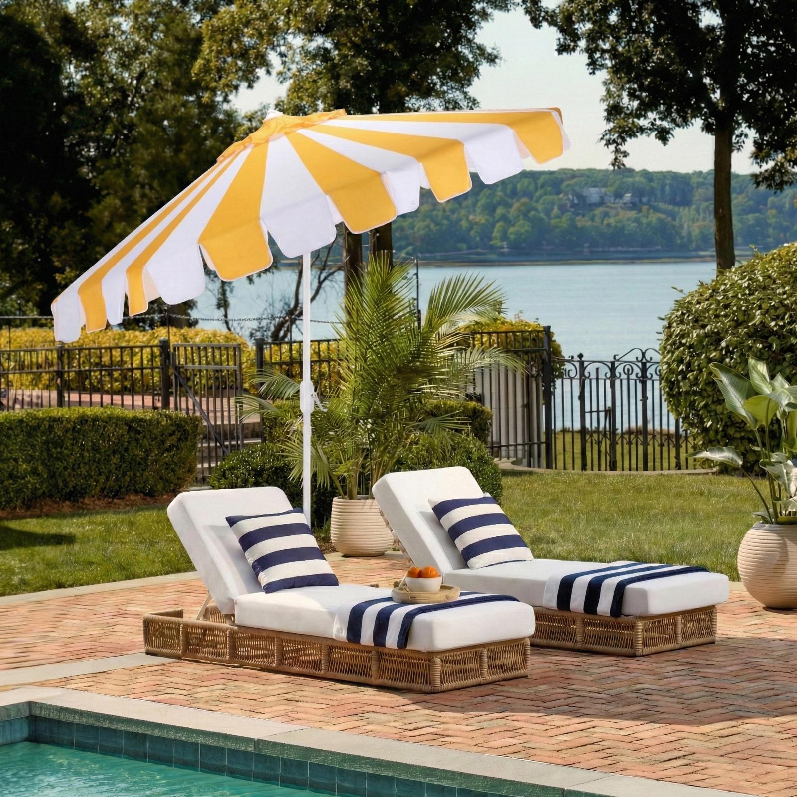 Safavieh, Mezze Outdoor Crank Umbrella | Zola