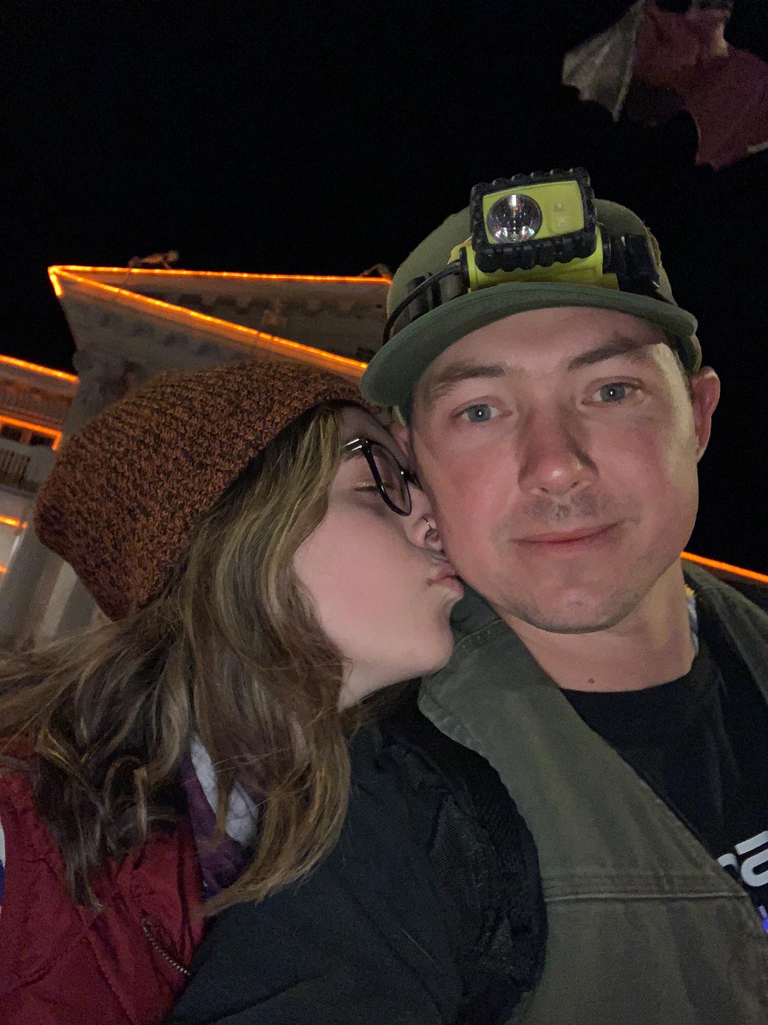 Blinking Man in Carson City