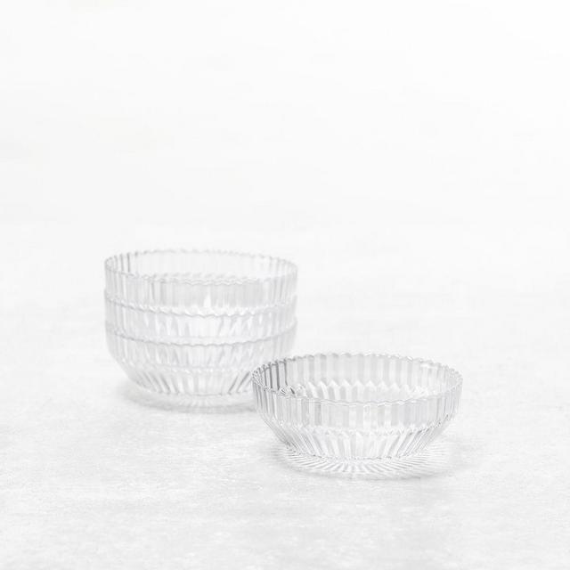Archie Dinnerware Set of 4 Cereal Bowl Clear