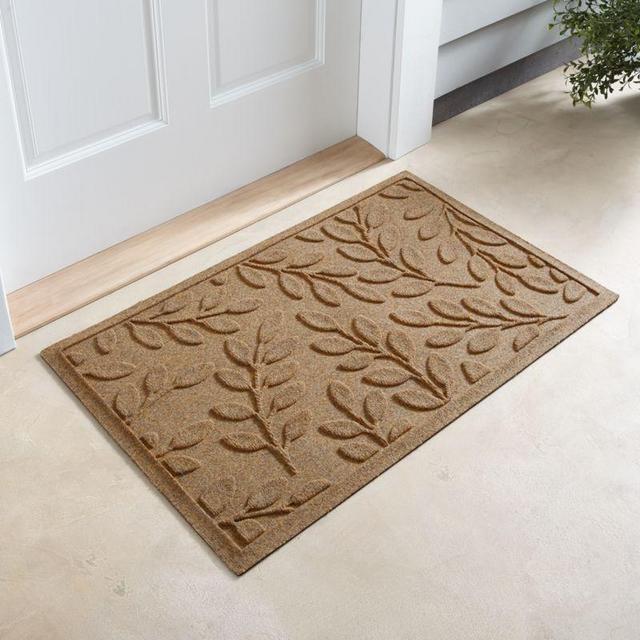 Thirsty Leaves Flax Doormat 22"x34"