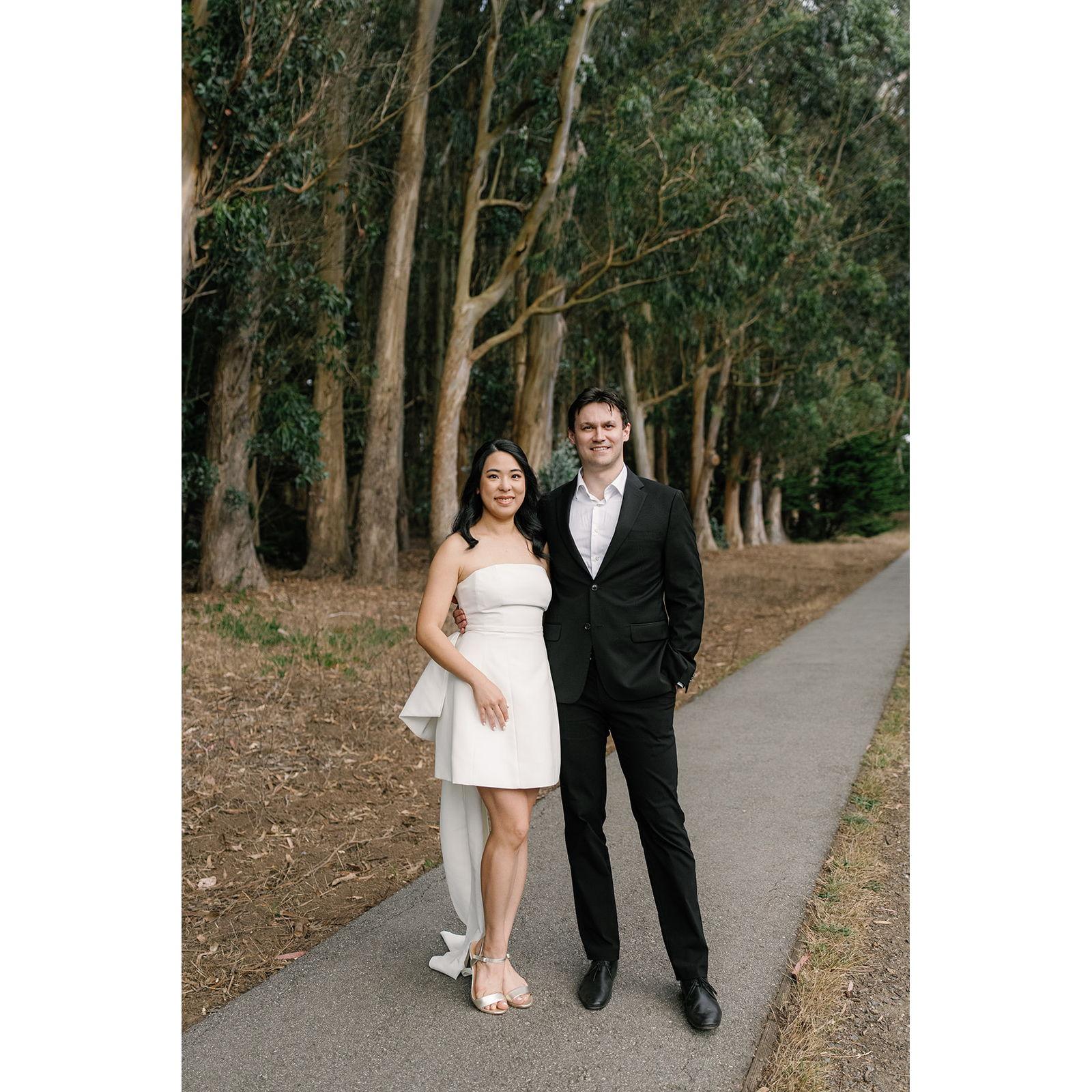 At Lover's Lane in the Presidio. Photo by Zha Zha Photography.