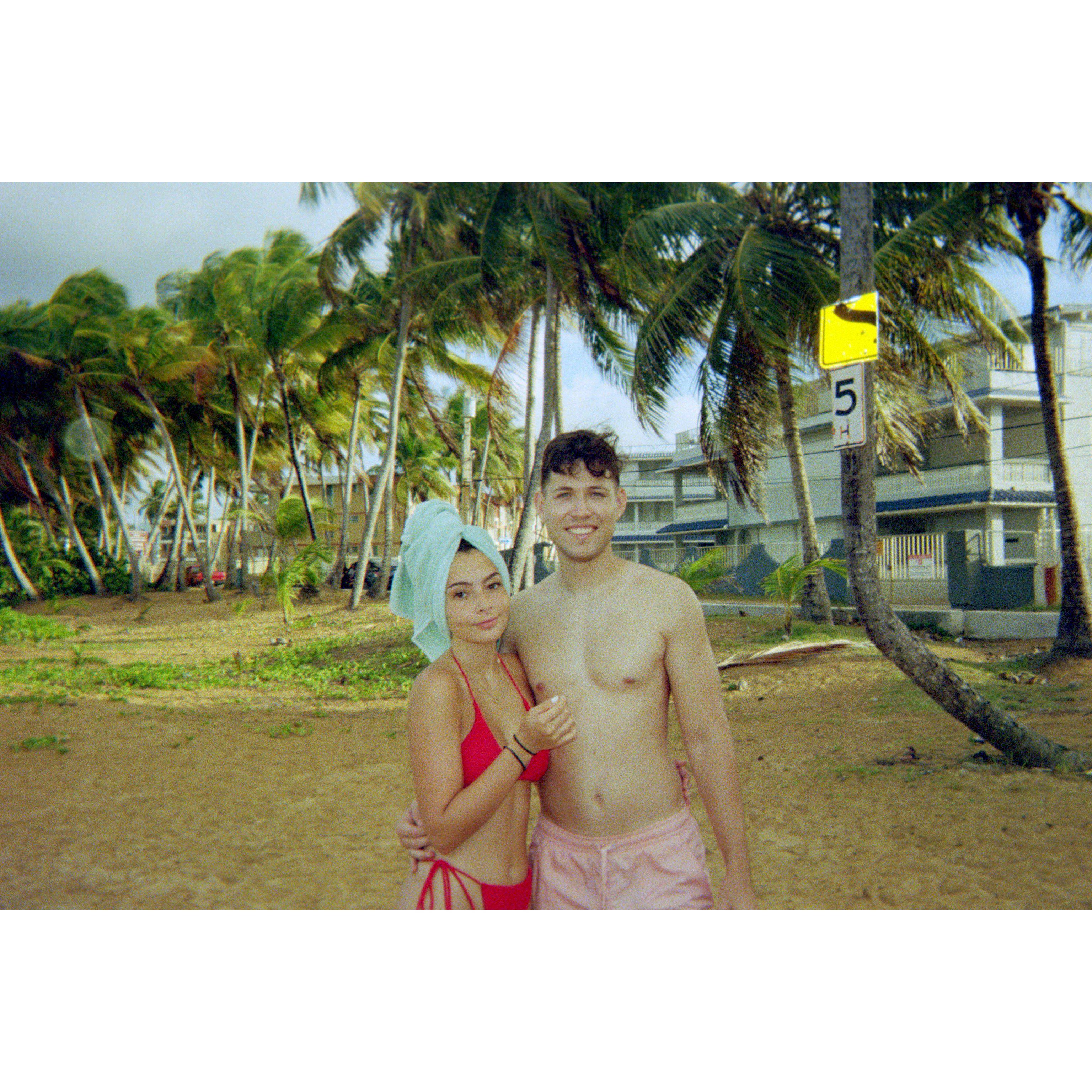 Luis' first trip to Puerto Rico!