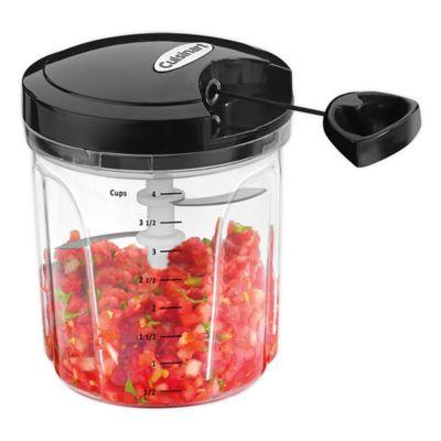 Cuisinart® 5-Piece Manual Plastic Food Processor in Black