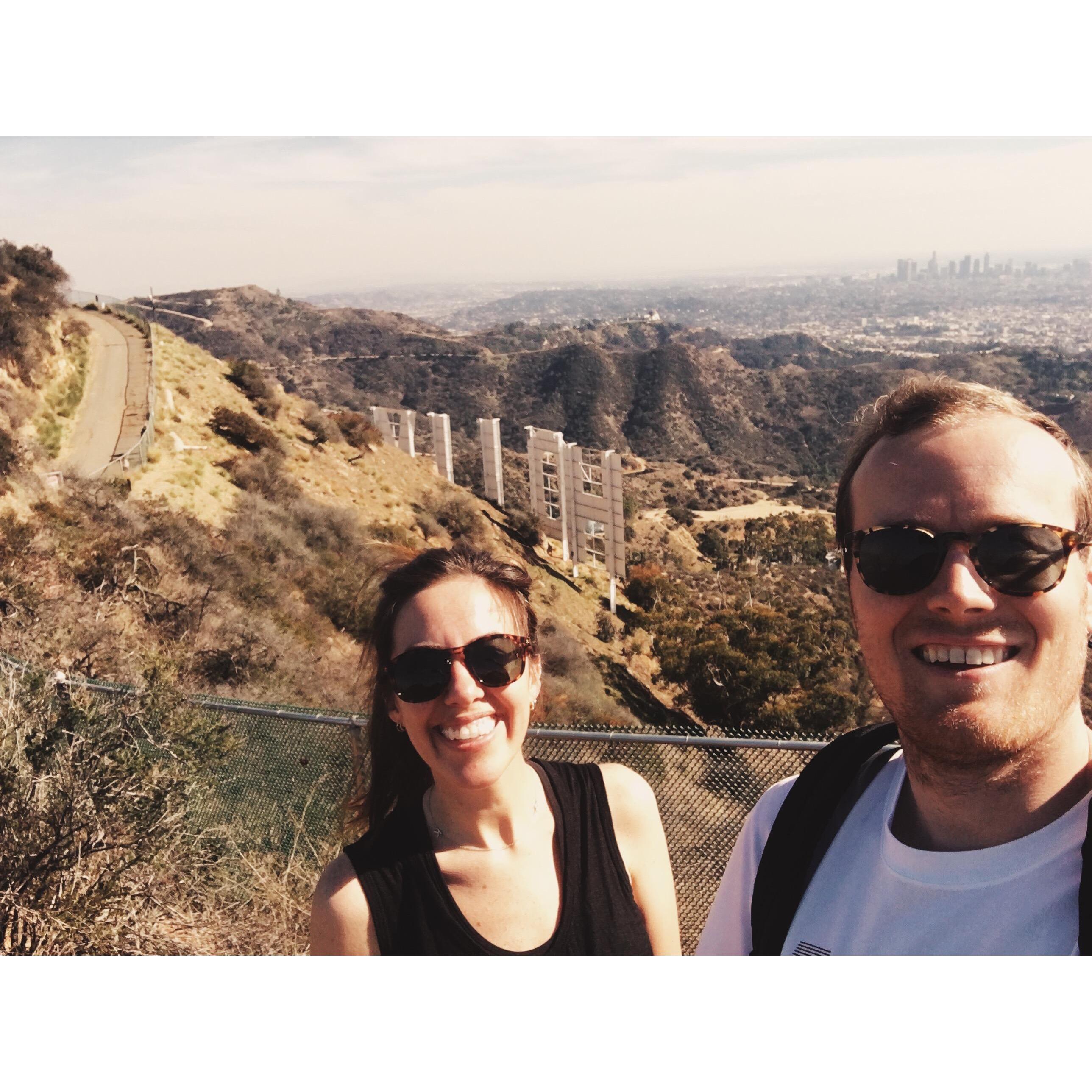 Hollywood sign hike!