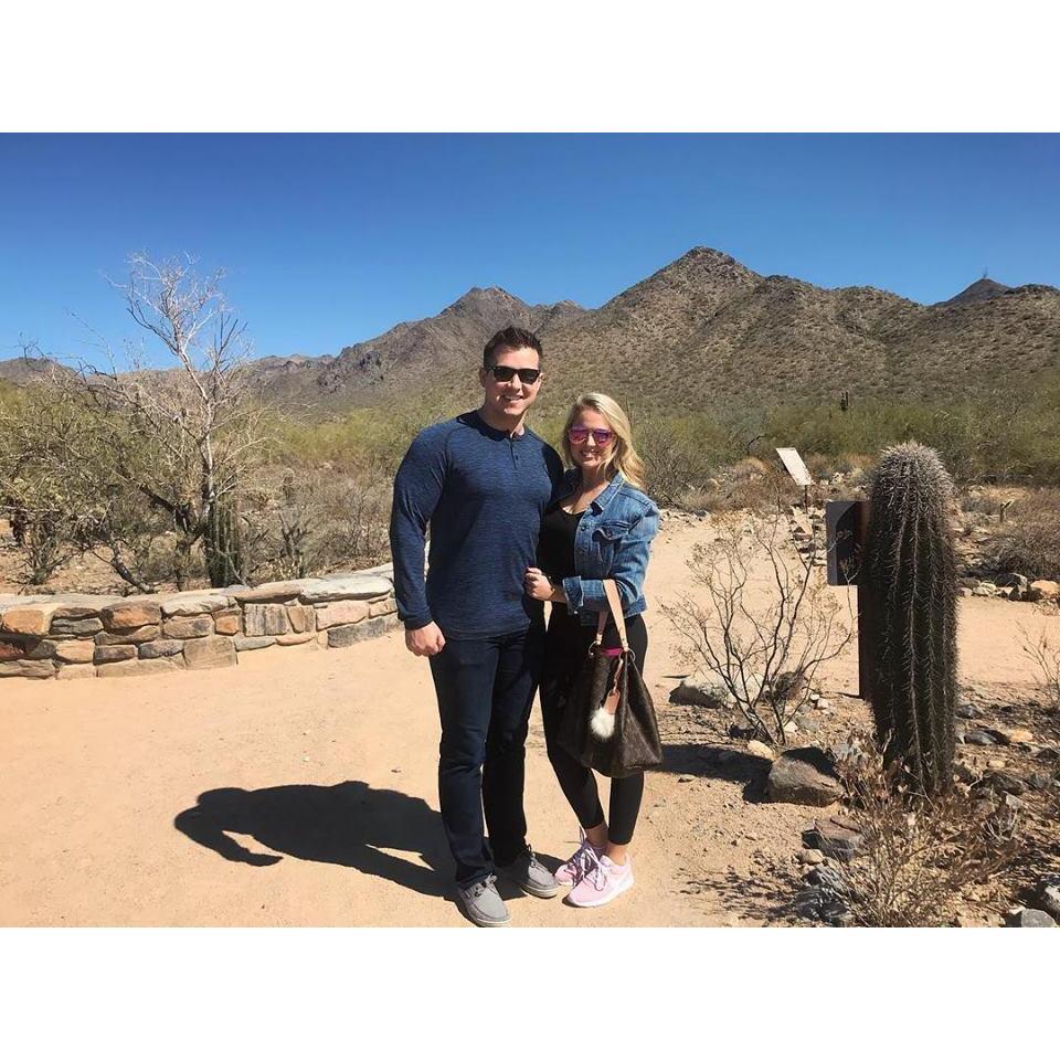 Jennifer's first visit to Arizona to find our new home!