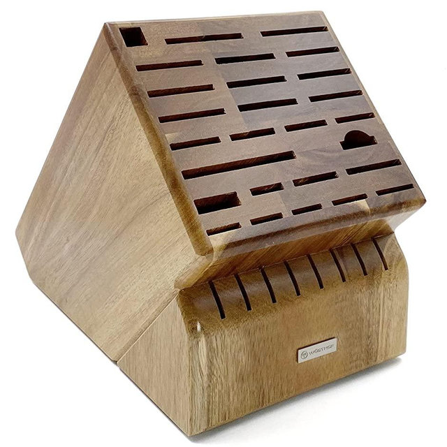 Wüsthof 2099603501 Knife Storage Block, 35-Slot, Acacia