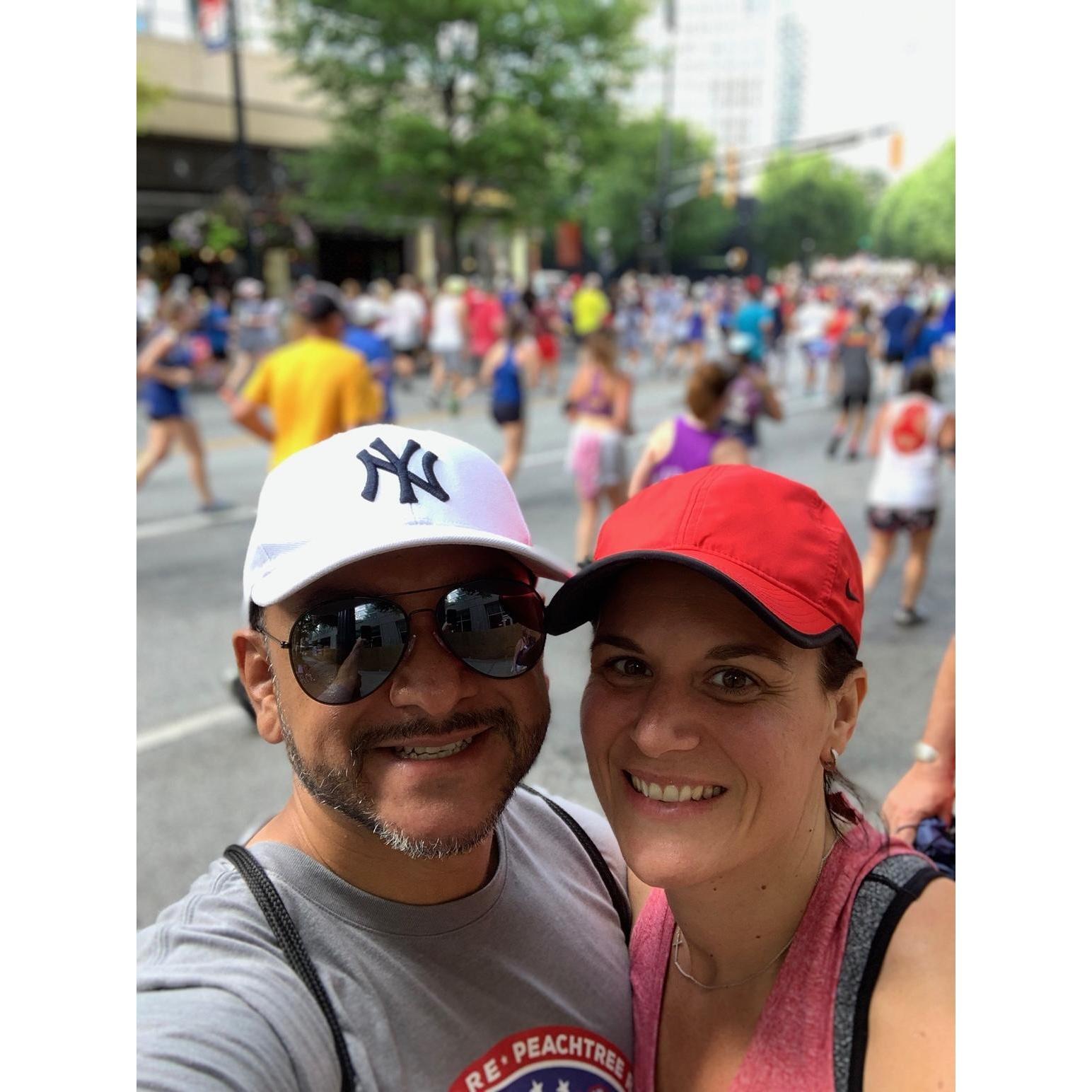 Our first race together!