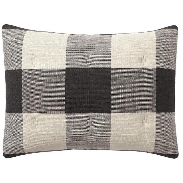 Charcoal Bryce Comforter Shams, Standard, Set of 2