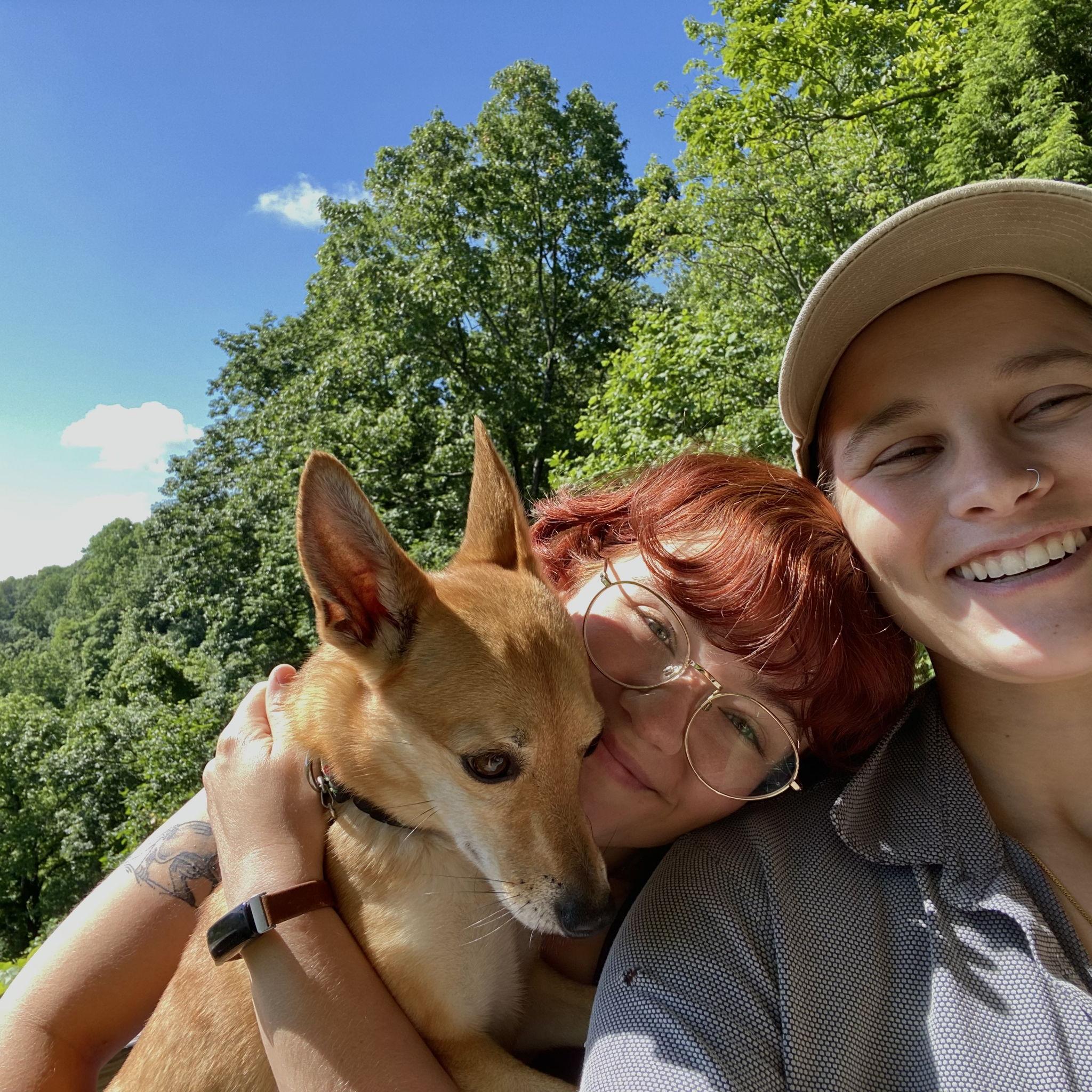The first time Abigail visited Callie's family mountain house in Sewanee, TN. Abigail proposed to Callie on this porch a few years later!