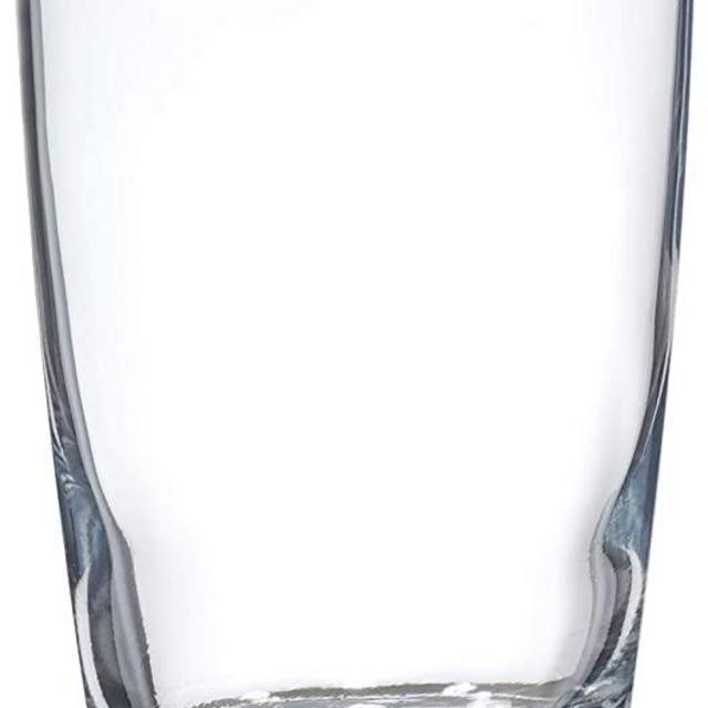 AmazonBasics Eastlake Coolers Glass Drinkware Set, 15-Ounce, Set of 6