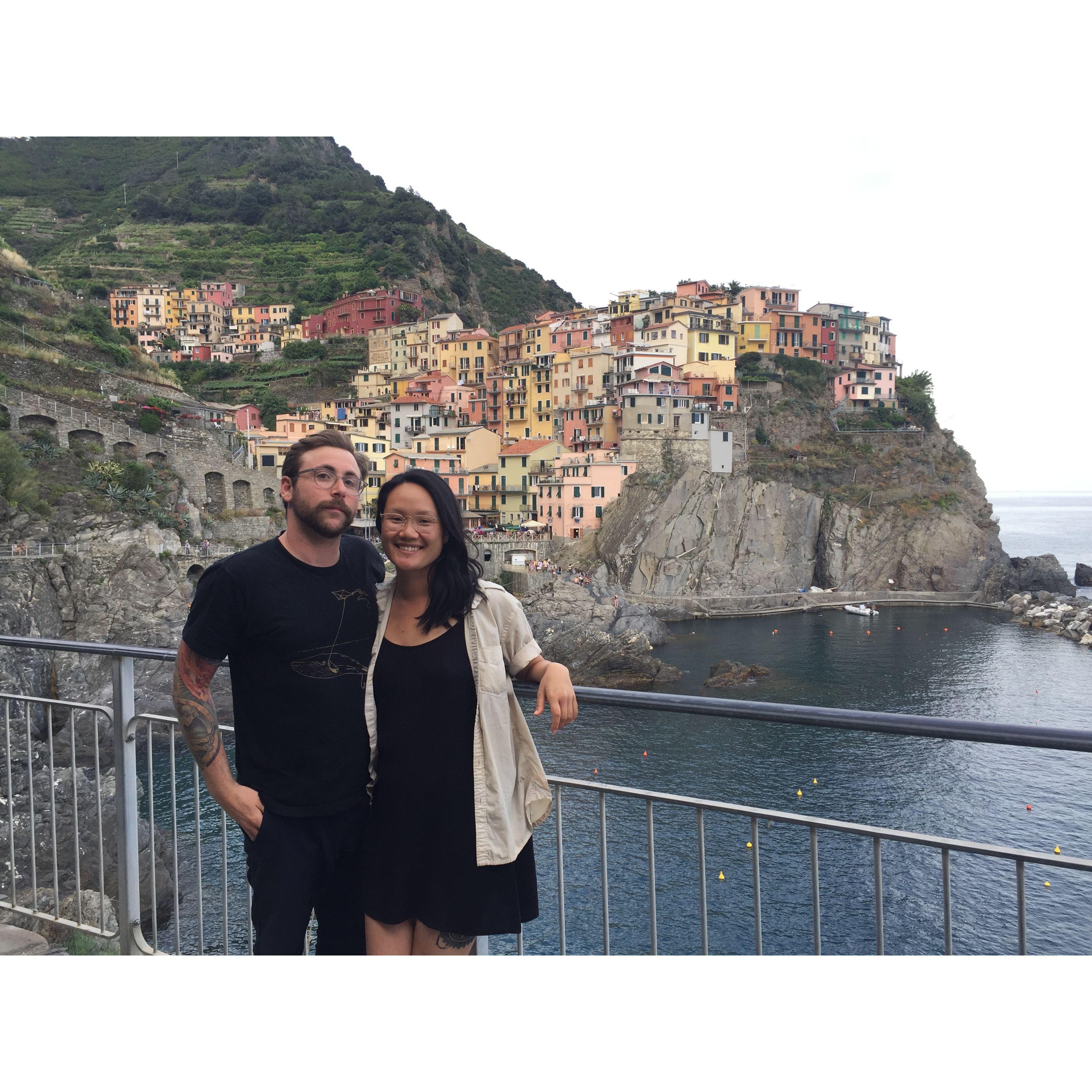 Scootering around aa cinqura terra, italia!