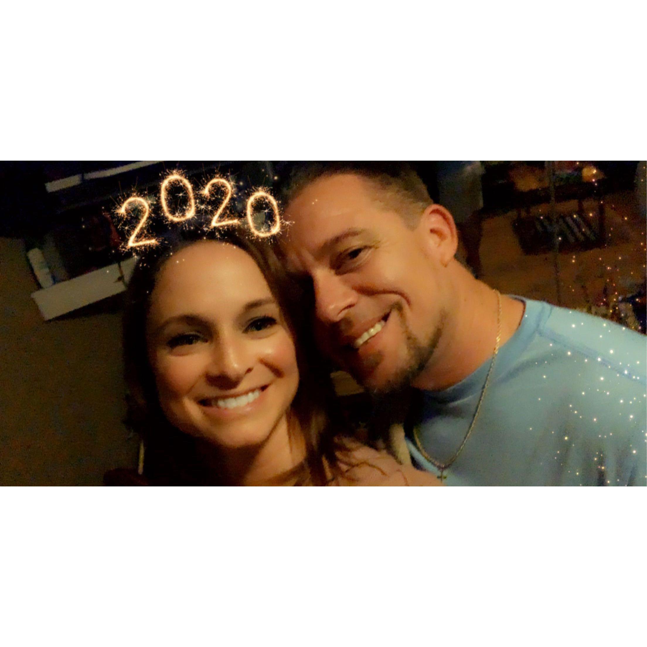 Our first New Years together after engagement.