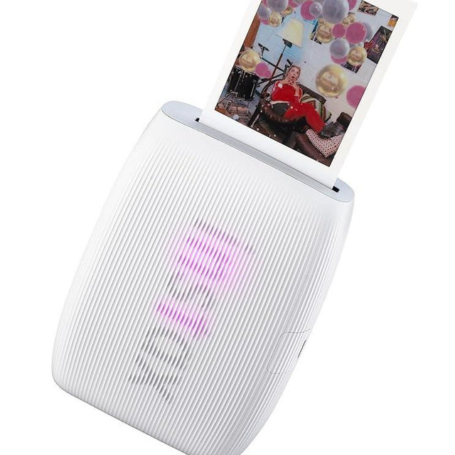 Fujifilm Instax Mini Link 3 Smartphone Printer (Renewed) (Clay White)