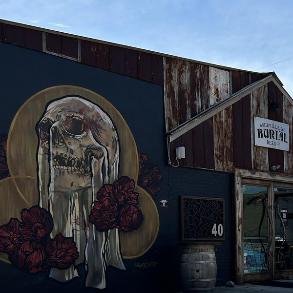 Honeymoon Drinks at Burial Brewing In Asheville
