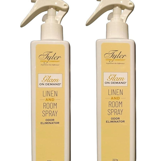 Tyler Candle Company - Spray On Demand - Diva fragrance - 227g / 8oz (Pack of 2), Clear