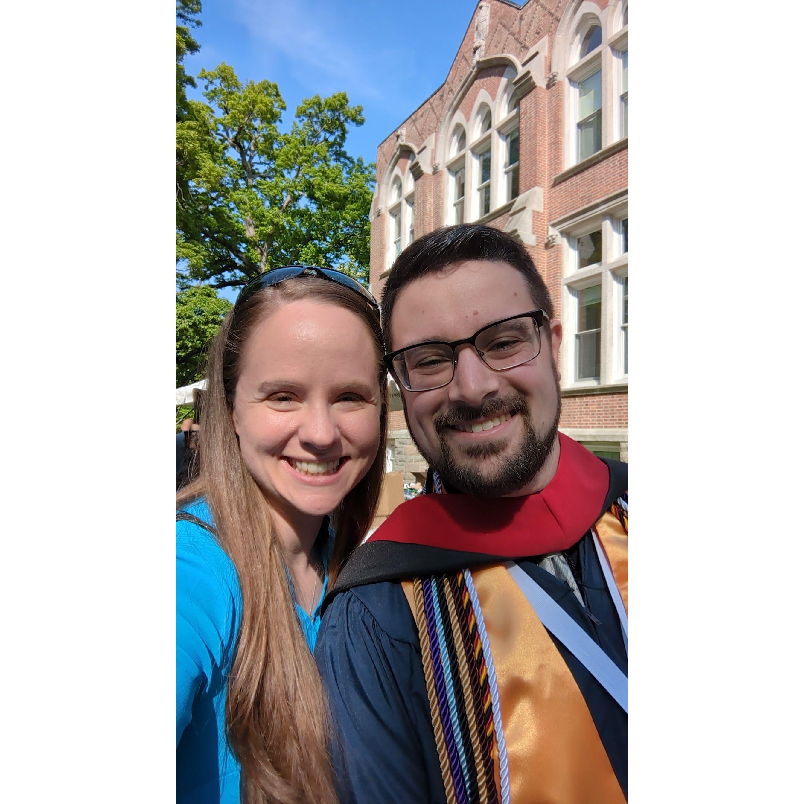 Andrew's seminary graduation
