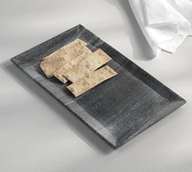 Black Marble Rectangular Platter
