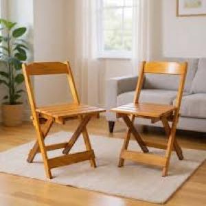 Pack of two folding chairs